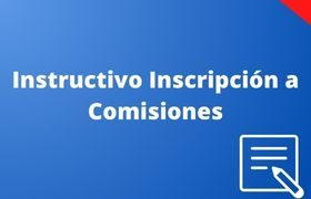 INSCRIPCIÓN A COMISIONES – Segundo cuatrimestre 2026